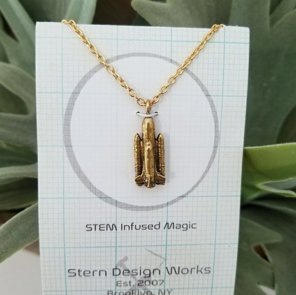 MODCLOTH Rocket Necklace